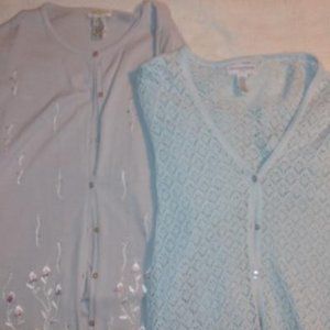 Long-sleeve cardigan duo